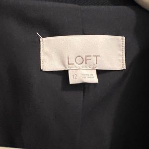 LOFT Navy Blazer - classic fit & style